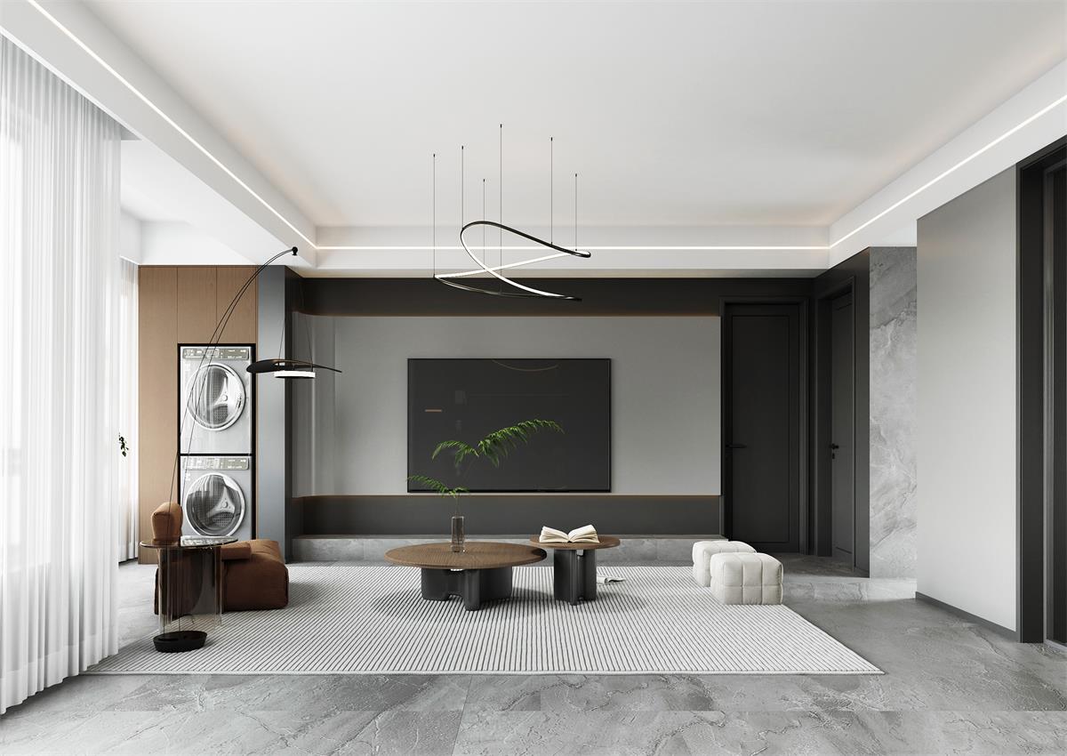 國府壹號| 驚艷！147㎡黑色簡約家，又A又颯高級感直接拉滿