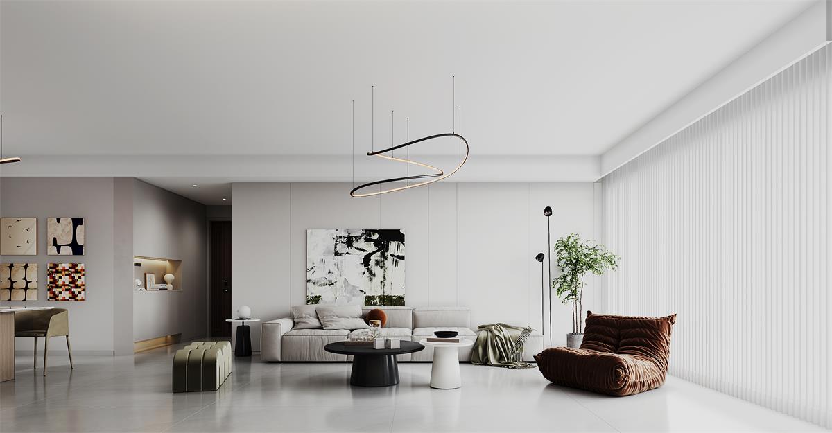 寧房云筑129㎡ | 裝修的盡頭原來是極簡！家越簡單越高級~