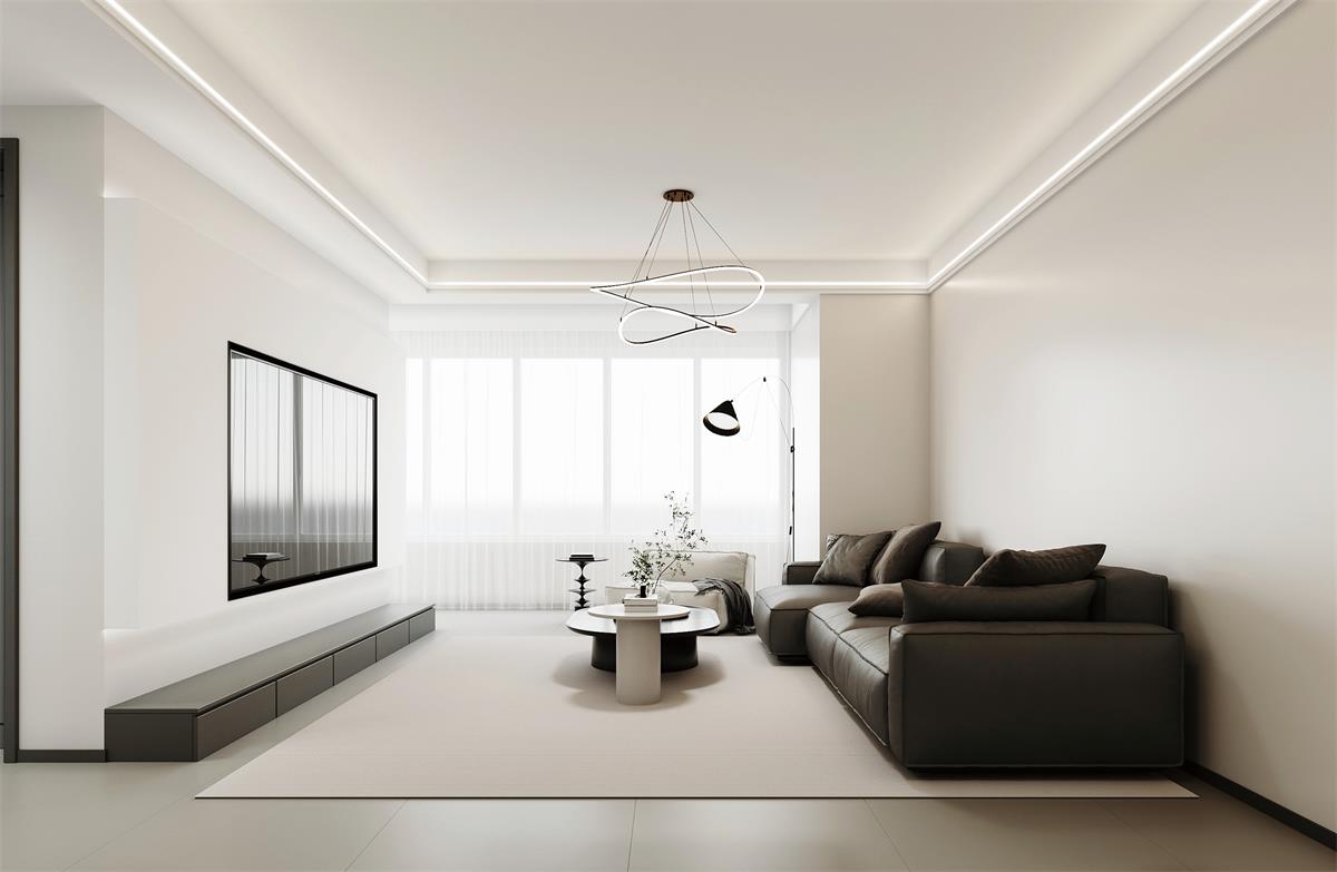 玉庭華府 | 憑啥這套130㎡簡約風能刷爆朋友圈？島臺+餐桌、床尾柜統(tǒng)統(tǒng)安排上！