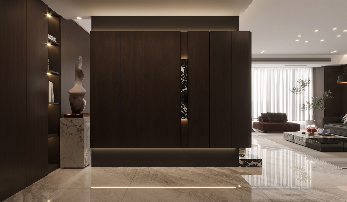 中海海樾133㎡ | 意式極簡(jiǎn)風(fēng)又殺回來(lái)了！這高級(jí)感我真拒絕不了~