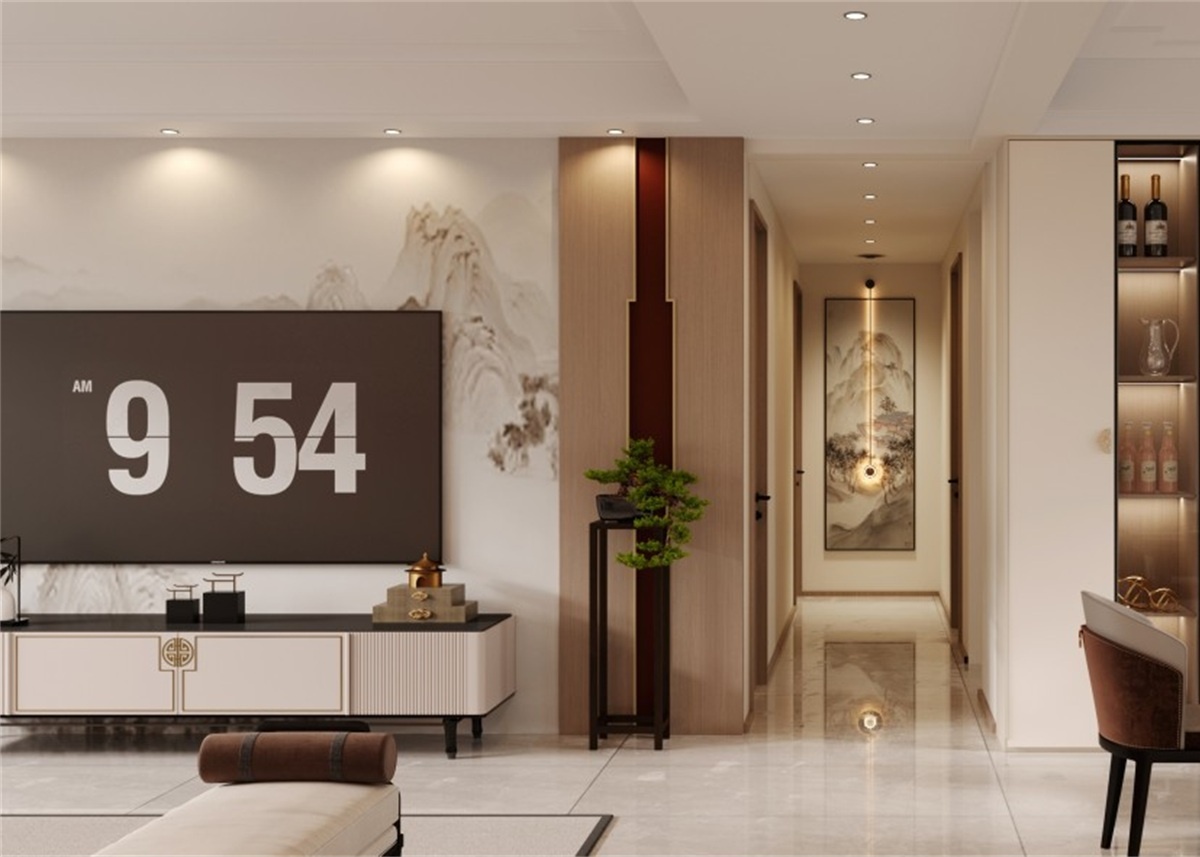 中海華樾185㎡ | 新中式到底有多絕？東方美學直接拿下一家老?。? title=