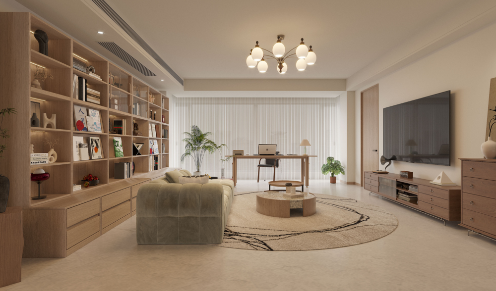 舊房改造 | 住進知識分子味的松弛原木家，170平“高智感”百看不厭！