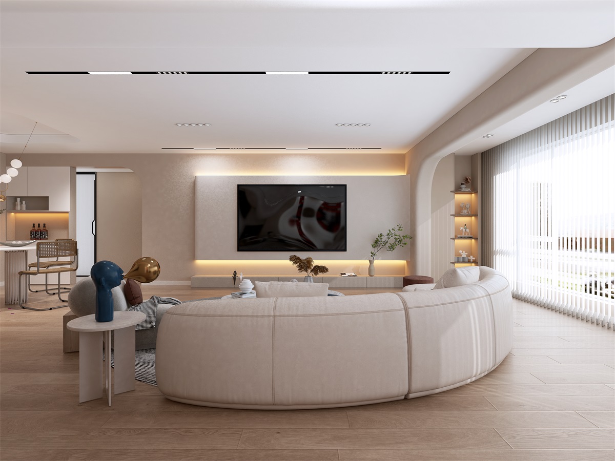 客廳&mdash;電視墻